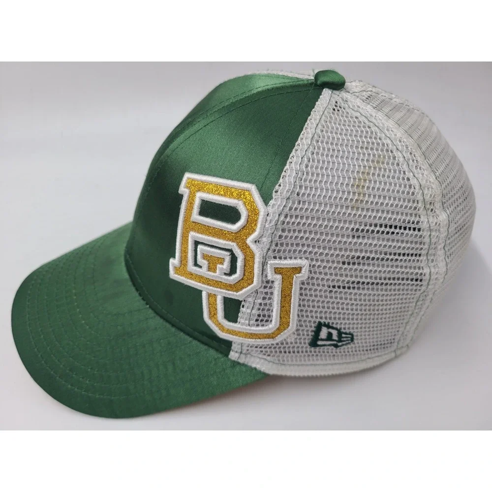 Youth Baylor University Bears New Era 9Forty Mesh Trucker‎ Snapback Hat Cap NCAA